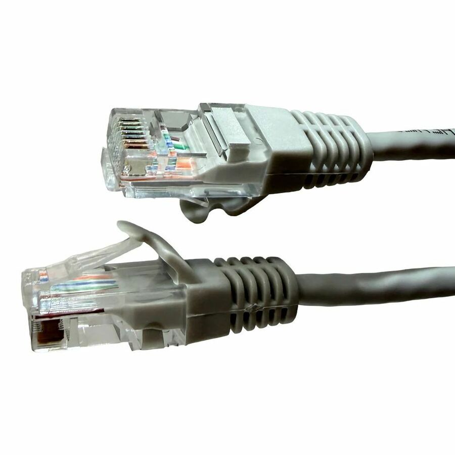 4XEM 25FT Cat5e Molded RJ45 UTP Pure Copper Patch Cable (Gray)