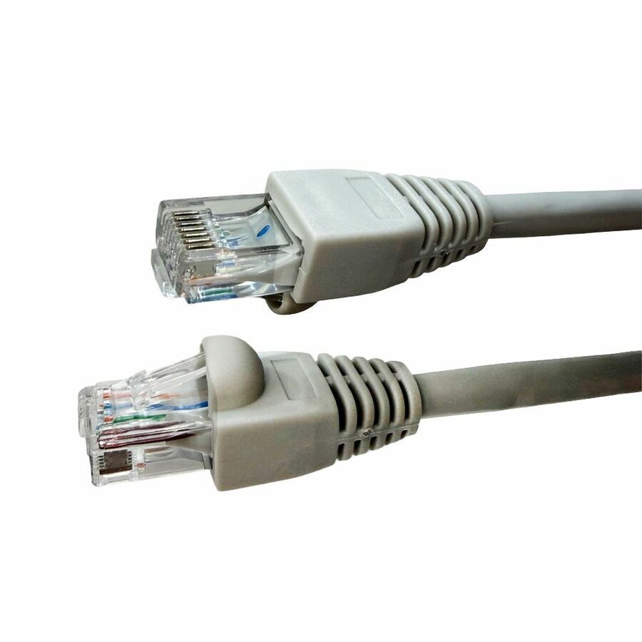 4XEM 15FT Cat6A Snagless RJ45 Ethernet Patch Cable (Gray, 10Gbps, Pure Copper, UTP)