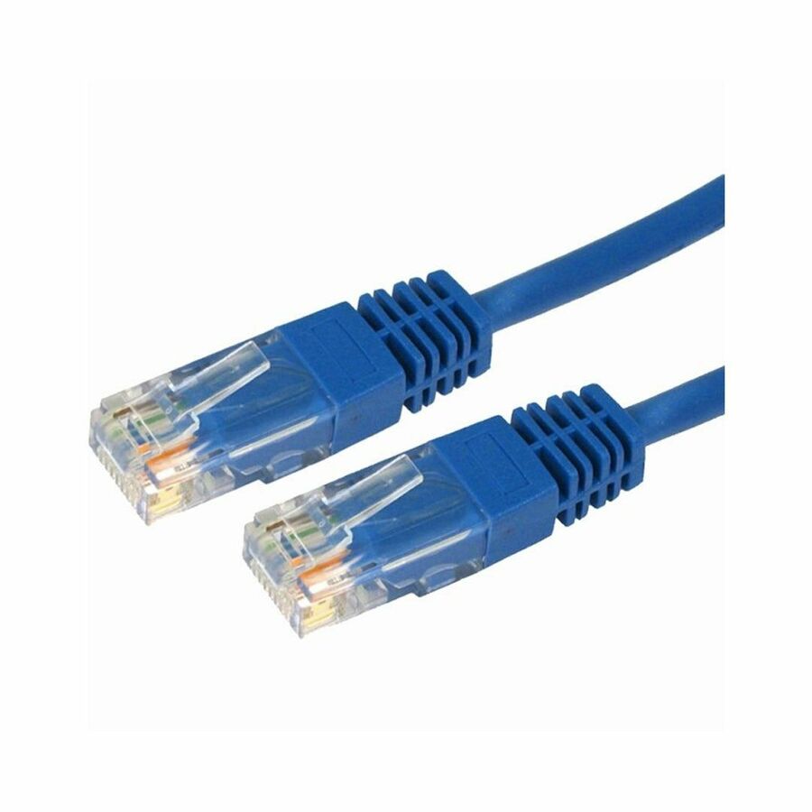 4XEM 1FT Cat6 Molded RJ45 UTP Pure Copper Patch Cable (Blue)