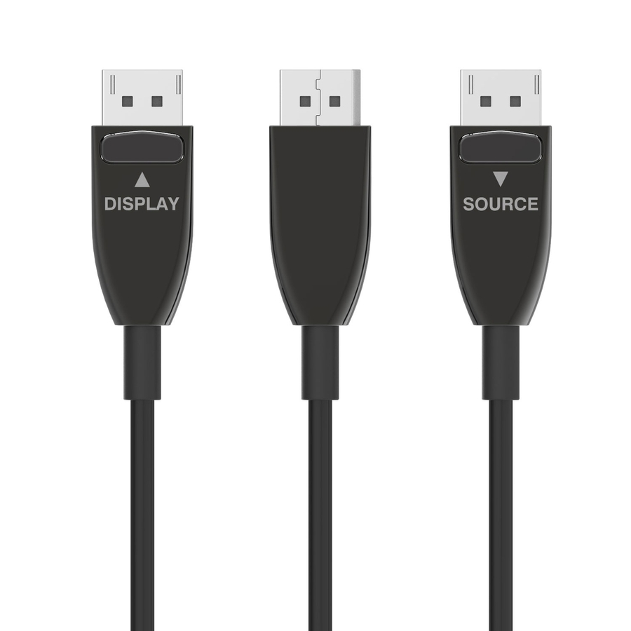 4XEM 30M 100FT Active Optical Fiber 1.4 DisplayPort Cable