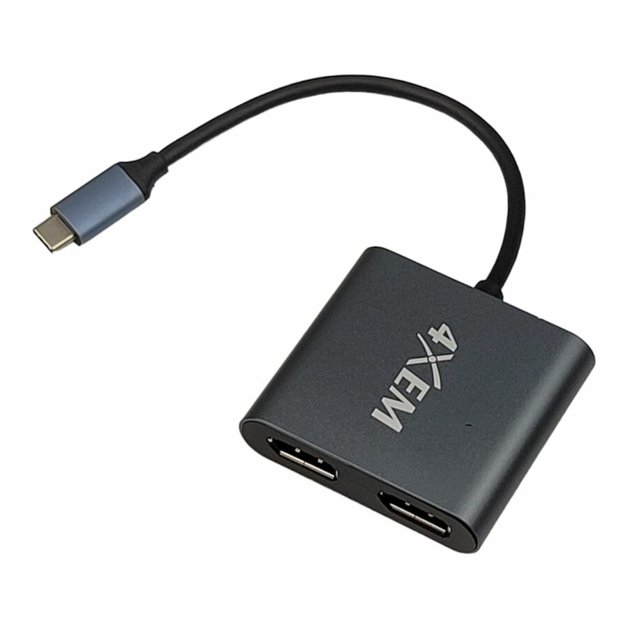4XEM's 2-Port USB-C to DisplayPort 8K Dual 4K MST Multi-Monitor Hub