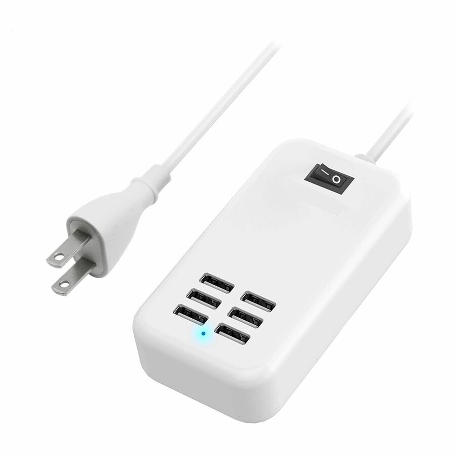 4XEM 20W 6-Port USB Power Adapter