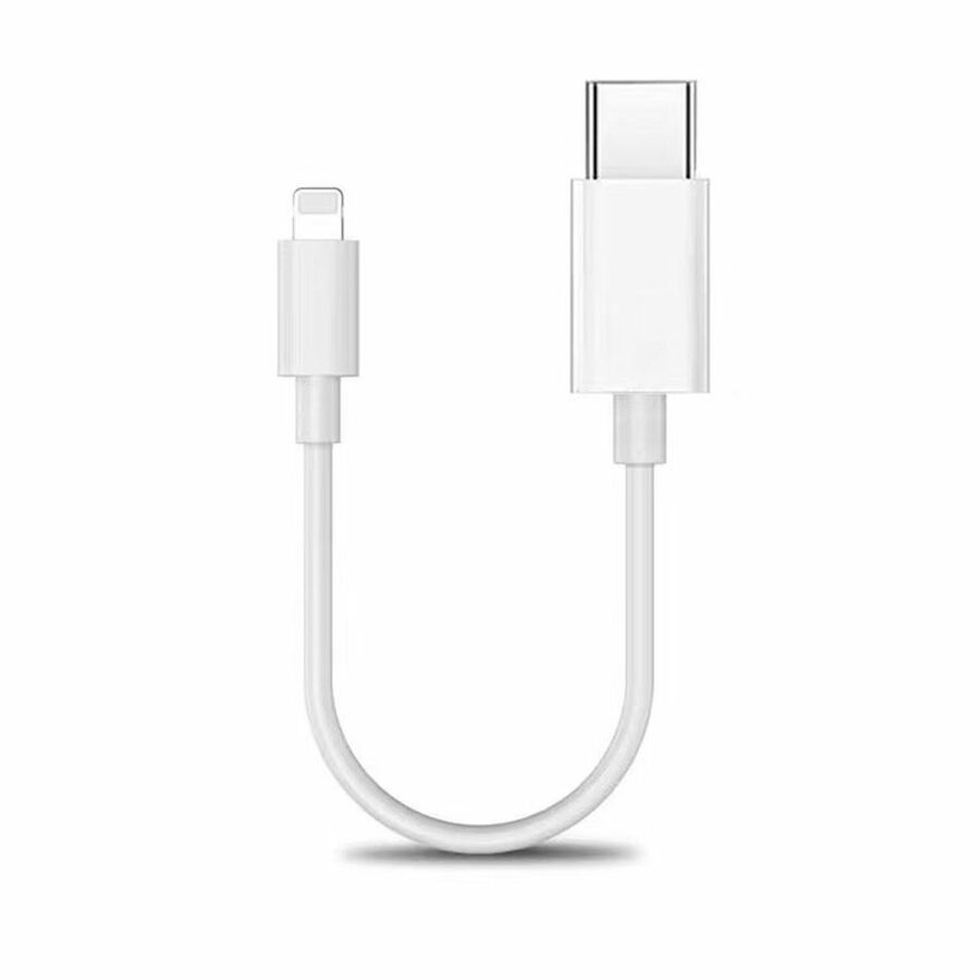 4XEM 1FT USB-C to Lightning Cable (White) - MFi Certified