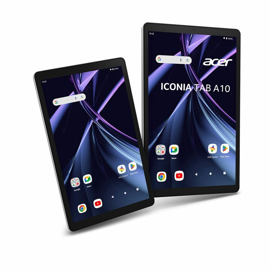 Acer Iconia Tab A10 A10-21 A10-21-A813 Tablet - 10.1" WXGA - Allwinner - 4 GB - 128 GB Storage - Android 14 - Silver