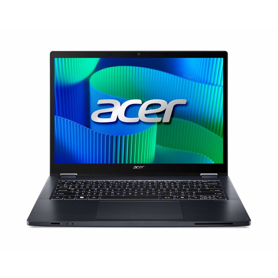 Acer TravelMate P4 Spin 14 TMP414RN-54 TMP414RN-54-54NY 14" Touchscreen Convertible 2 in 1 Notebook - WUXGA - 60 Hz - Intel Core Ultra 5 115U - 16 GB - 512 GB PCI Express NVMe 4.0 SSD - US International Keyboard - Blue