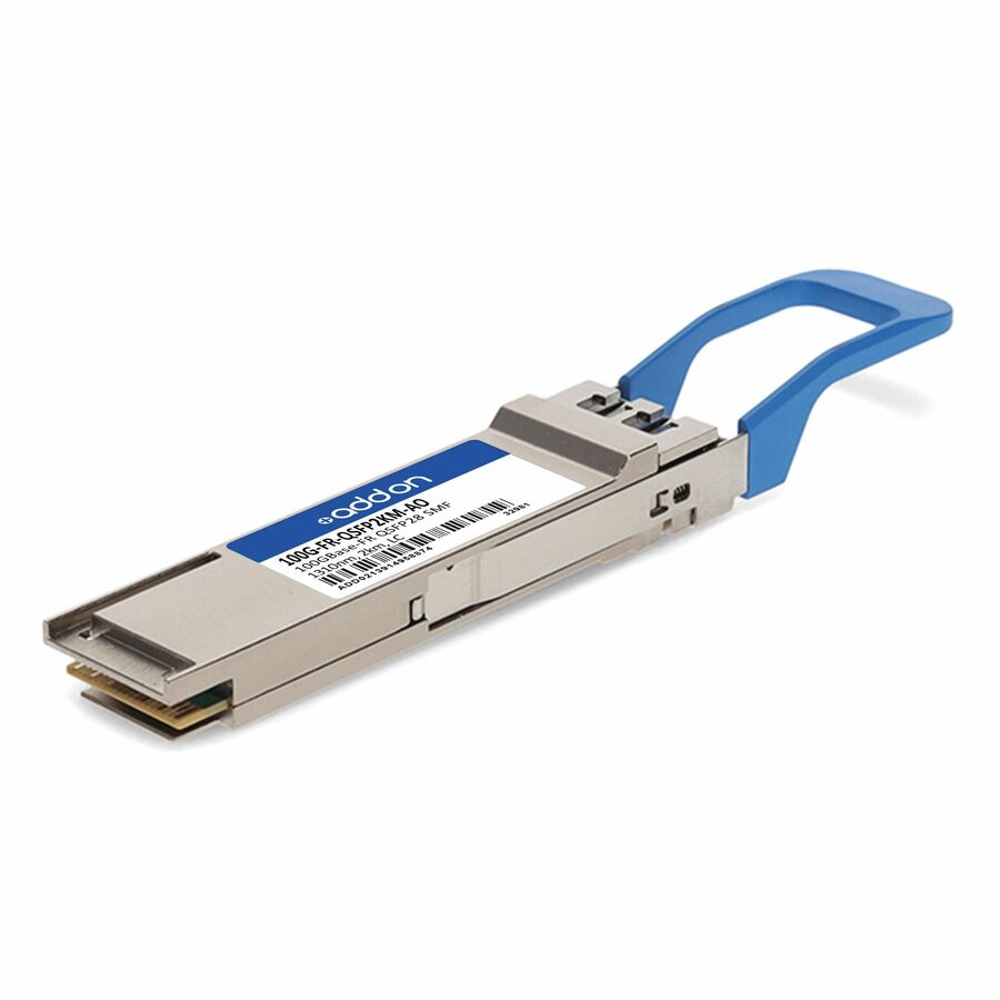 AddOn Extreme Networks® 100G-FR-QSFP2KM Compatible TAA Compliant 100GBase-FR QSFP28 Transceiver (SMF, 1310nm, 2km, LC)