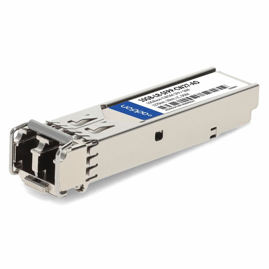 AddOn Enterasys® 10GB-LR-SFPP-CW27 Compatible TAA 10GBase-CWDM SFP+ Transceiver (SMF, 1270nm, 10km, LC, DOM)