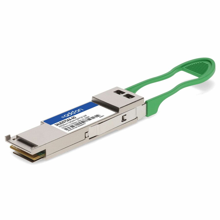 AddOn Alcatel-Lucent Nokia® 3AL82075AA Compatible TAA 100GBase-CWDM4 QSFP28 Transceiver (SMF, 1270nm to 1330nm, 2km, LC, DOM)