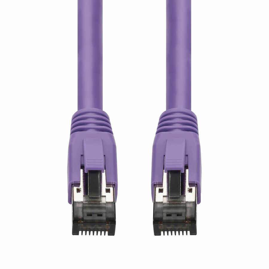 AddOn 10ft Purple CAT8 Shielded (S/FTP) PVC Ethernet Cable Snagless Easy Boot RJ-45 M/M CAT 8