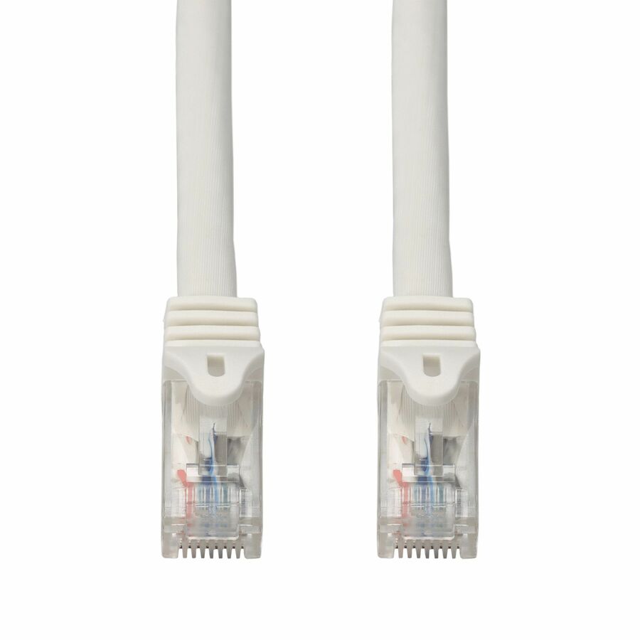 AddOn 12ft White CAT 6 PVC Ethernet Cable Snagless Easy Boot RJ-45 M/M