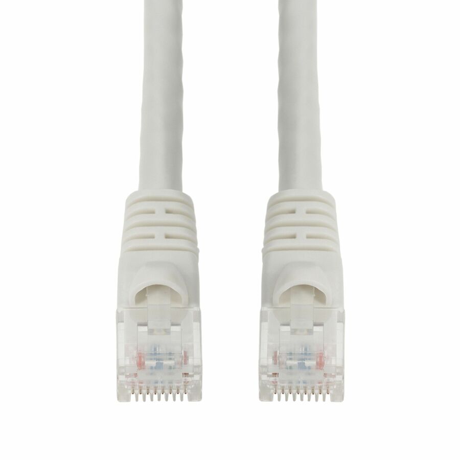 AddOn 16ft White CAT 6A PVC Ethernet Cable Snagless Bubble Boot RJ-45 M/M