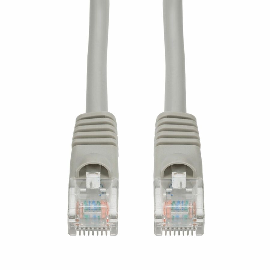 AddOn 20ft Gray CAT6 PVC Ethernet Cable Snagless Bubble Boot RJ-45 M/M CAT 6