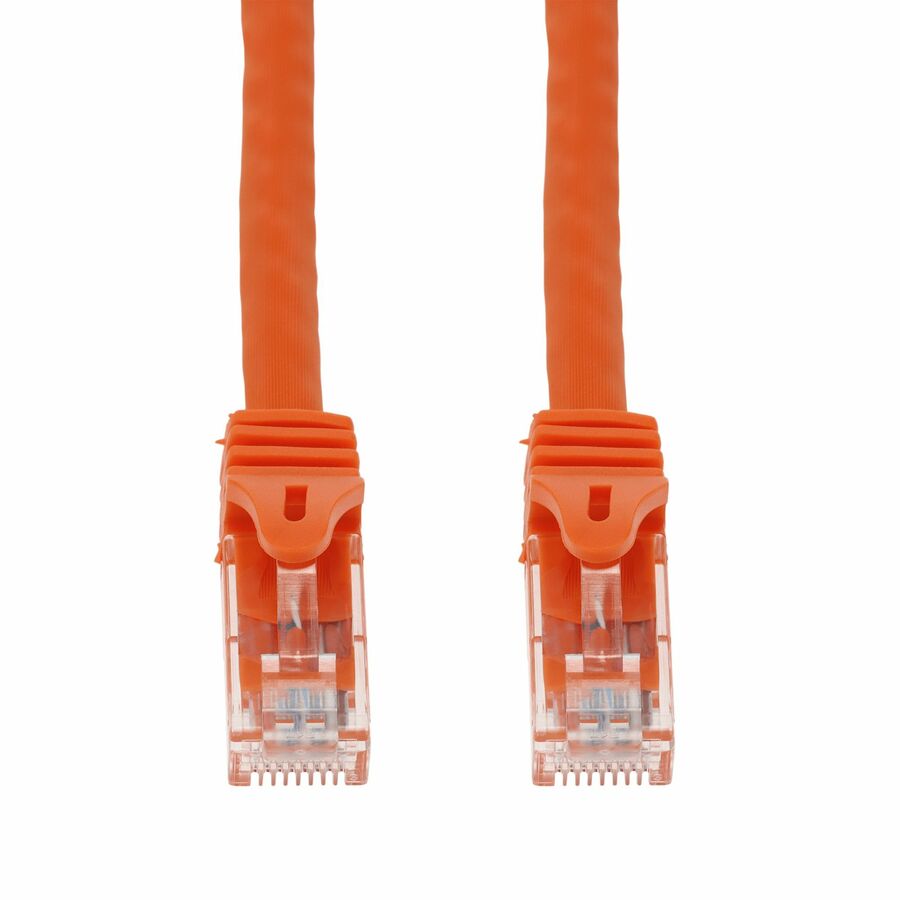 AddOn 2ft Orange CAT 6 PVC Ethernet Cable Snagless Easy Boot RJ-45 M/M
