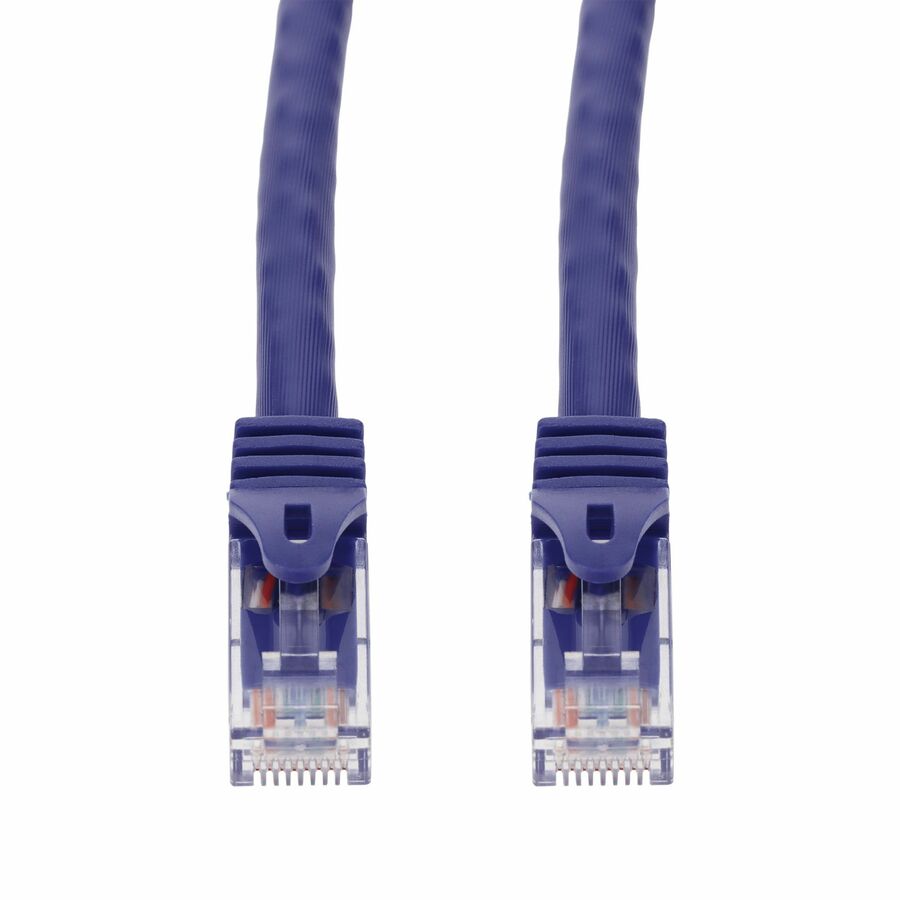 AddOn 2ft Purple CAT 6 PVC Ethernet Cable Snagless Easy Boot RJ-45 M/M