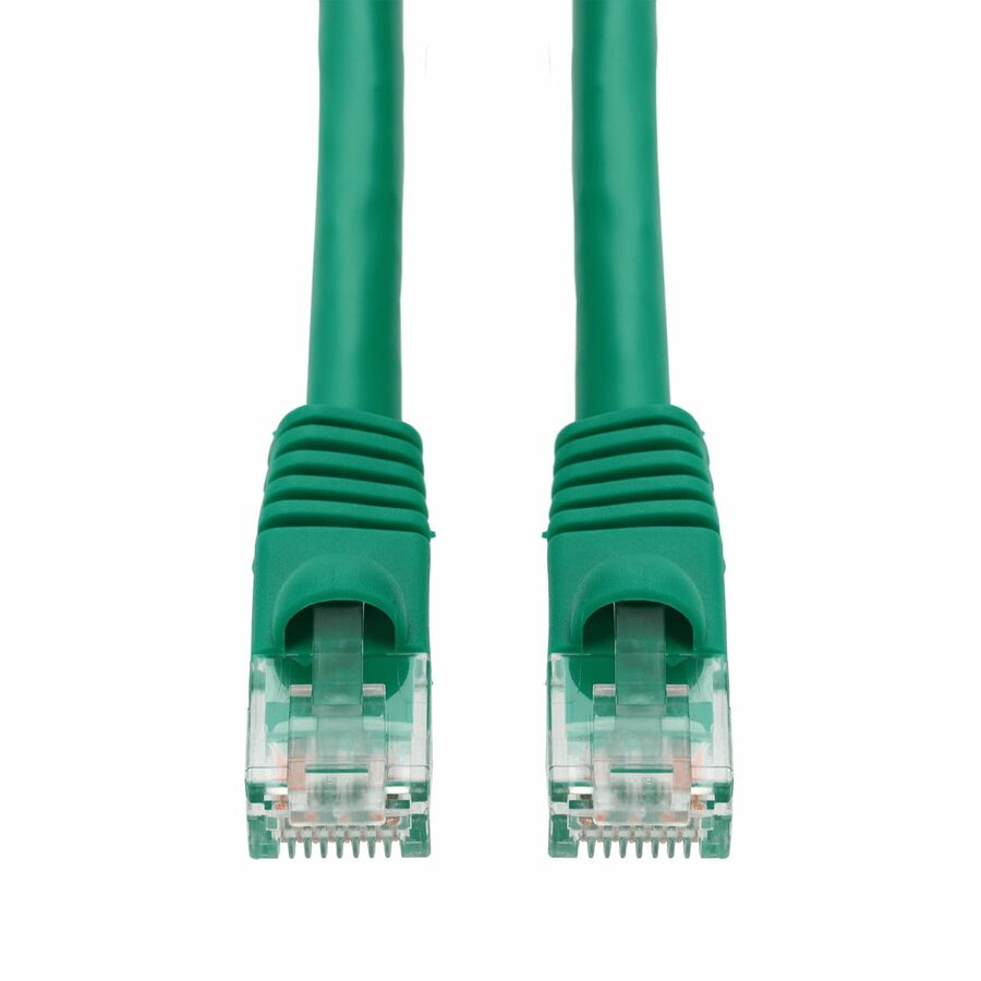 AddOn 34ft Green CAT 6A PVC Ethernet Cable Snagless Bubble Boot RJ-45 M/M