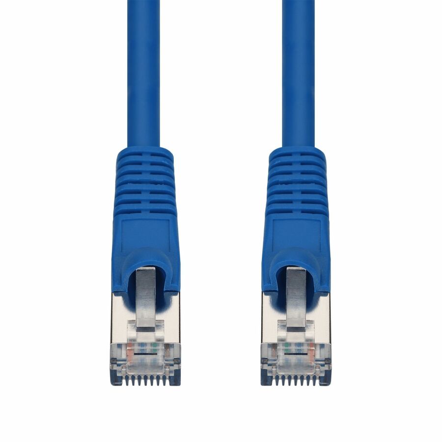 AddOn 25-Pack 3ft Blue CAT7 Shielded (S/FTP) PVC Ethernet Cable Snagless Bubble Boot RJ-45 M/M CAT 7
