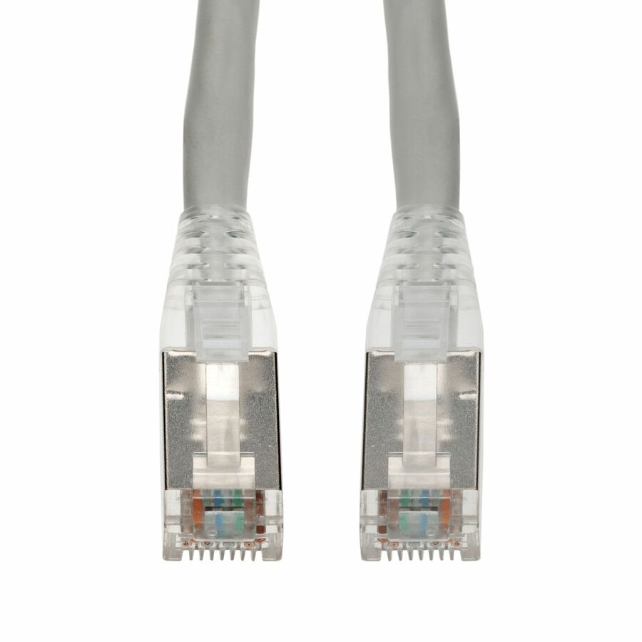AddOn 70ft Gray CAT 6 Shielded PVC Ethernet Cable Snagless Easy Clear Boot RJ-45 M/M