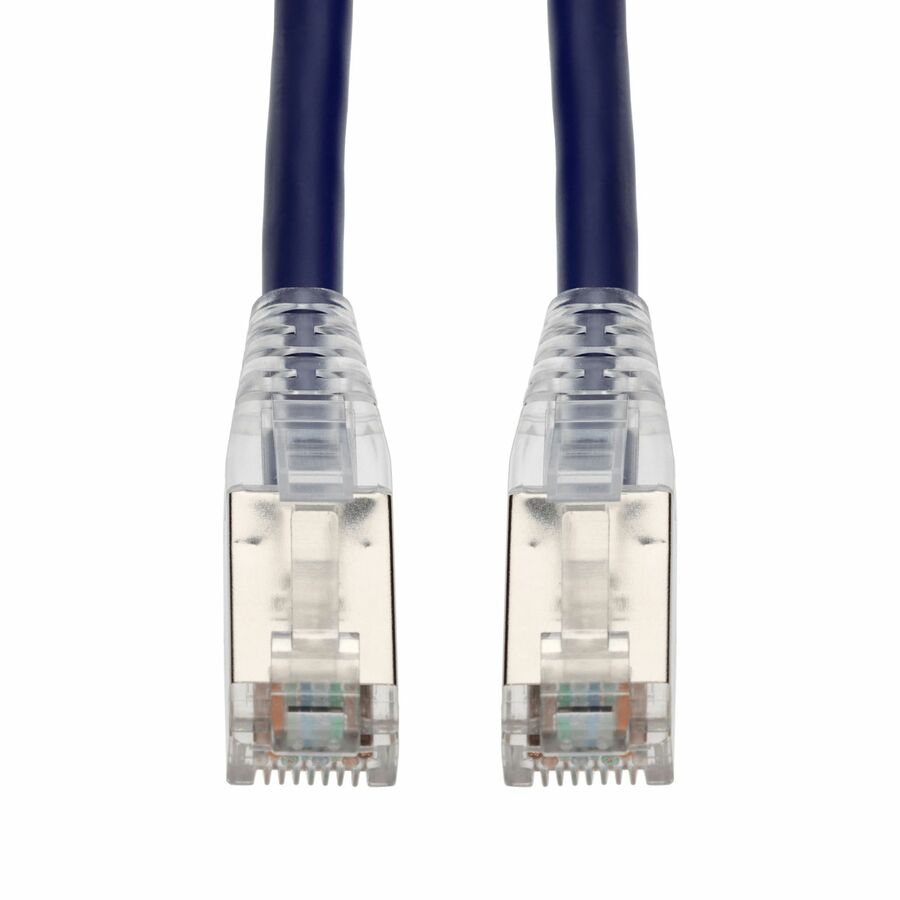 AddOn 8ft Purple CAT6 Shielded PVC Ethernet Cable Snagless Easy Clear Boot RJ-45 M/M CAT 6