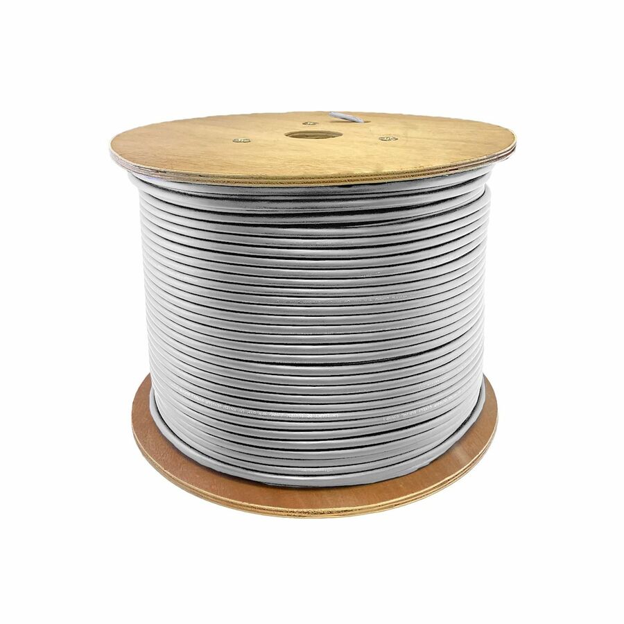 AddOn 1000ft Non-Terminated White CAT 6 PVC Bulk Cable