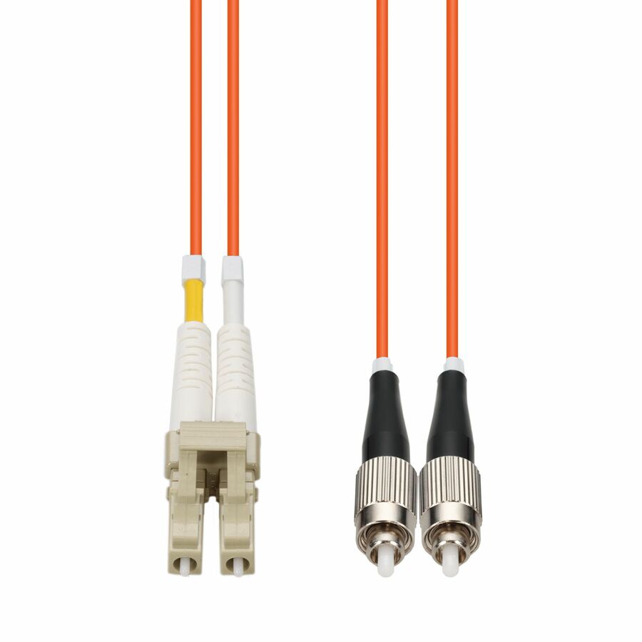 AddOn 1m LC to FC Orange OM1 Duplex OFNR (Riser-Rated) MMF Fiber Patch Cable