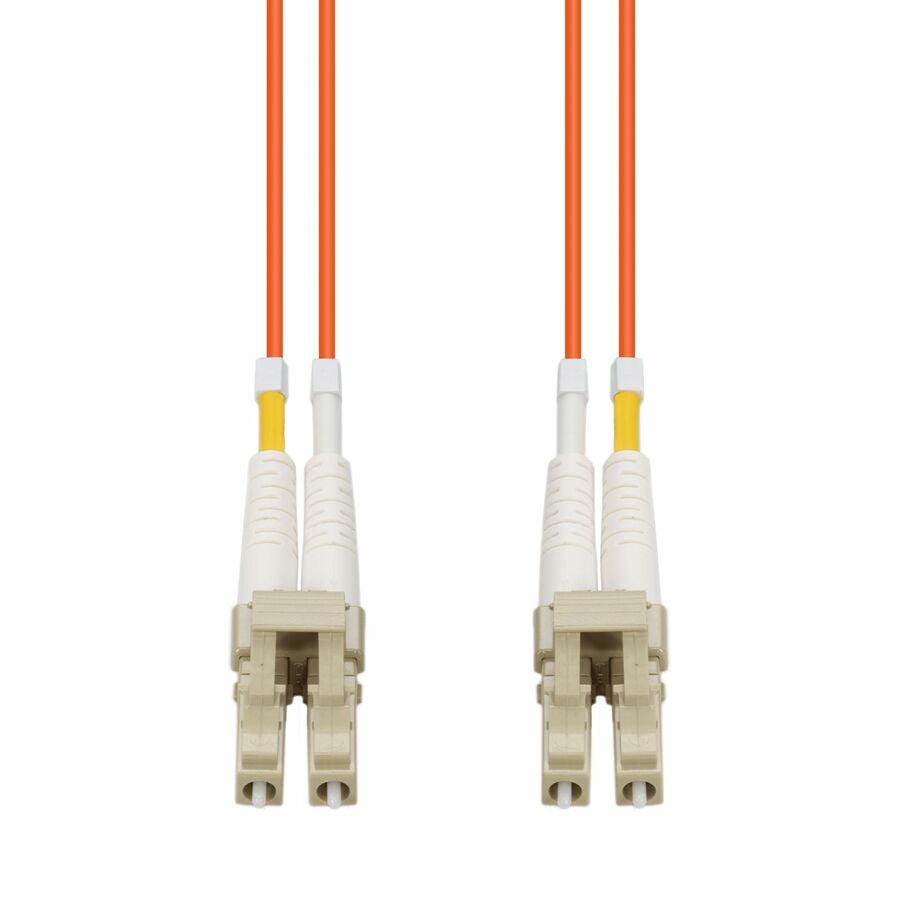 AddOn 2m LC to LC Orange OM4 Duplex OFNP (Plenum-Rated) TAA Fiber Patch Cable
