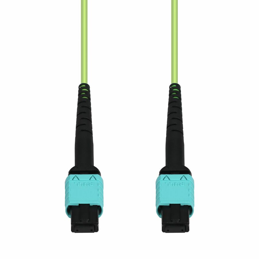 AddOn 20m MPO/UPC to MPO/UPC Lime Green OM5 OFNR (Riser-Rated) 12-Strand Fiber Patch Cable
