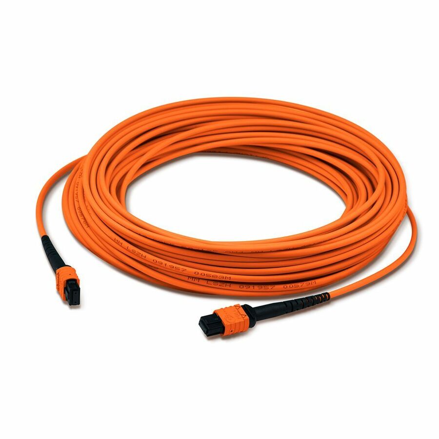AddOn 40m MPO/UPC to MPO/UPC Orange OM1 OFNR (Riser-Rated) 12-Strand Fiber Patch Cable