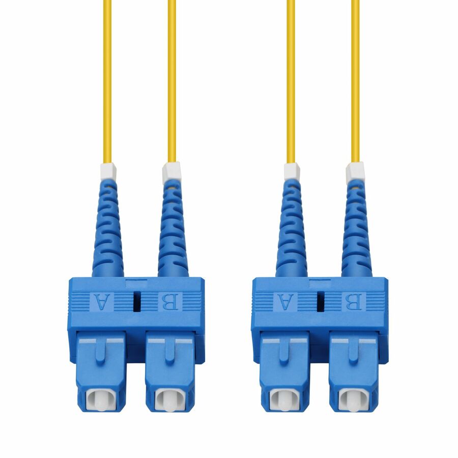 AddOn 65m SC to SC Yellow OS2 Duplex OFNR (Riser-Rated) SMF Fiber Patch Cable