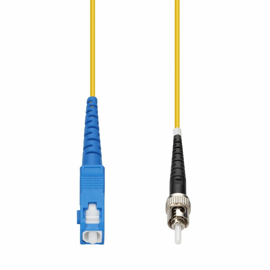 AddOn 50m SC to ST Yellow OS2 Simplex OFNP (Plenum-Rated) SMF Fiber Patch Cable
