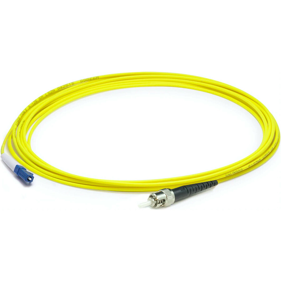 AddOn 57m ST to LC Yellow OS2 Simplex LSZH SMF Fiber Patch Cable
