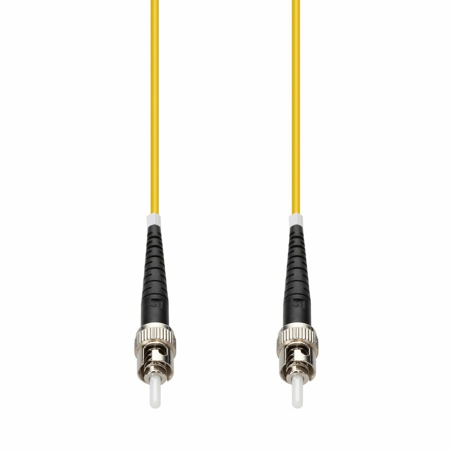 AddOn 5m ST to ST Yellow OS2 Simplex OFNP (Plenum-Rated) SMF Fiber Patch Cable