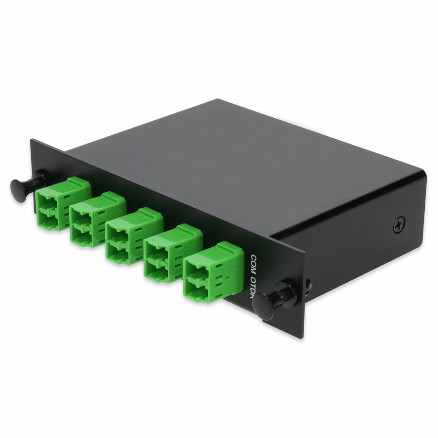 AddOn 4+3 Channel LGX DWDM Mux/Demux C36-C39 with OTDR, Test Tx/Rx, Upgrade, and Express Ports, LC/APC Connectors