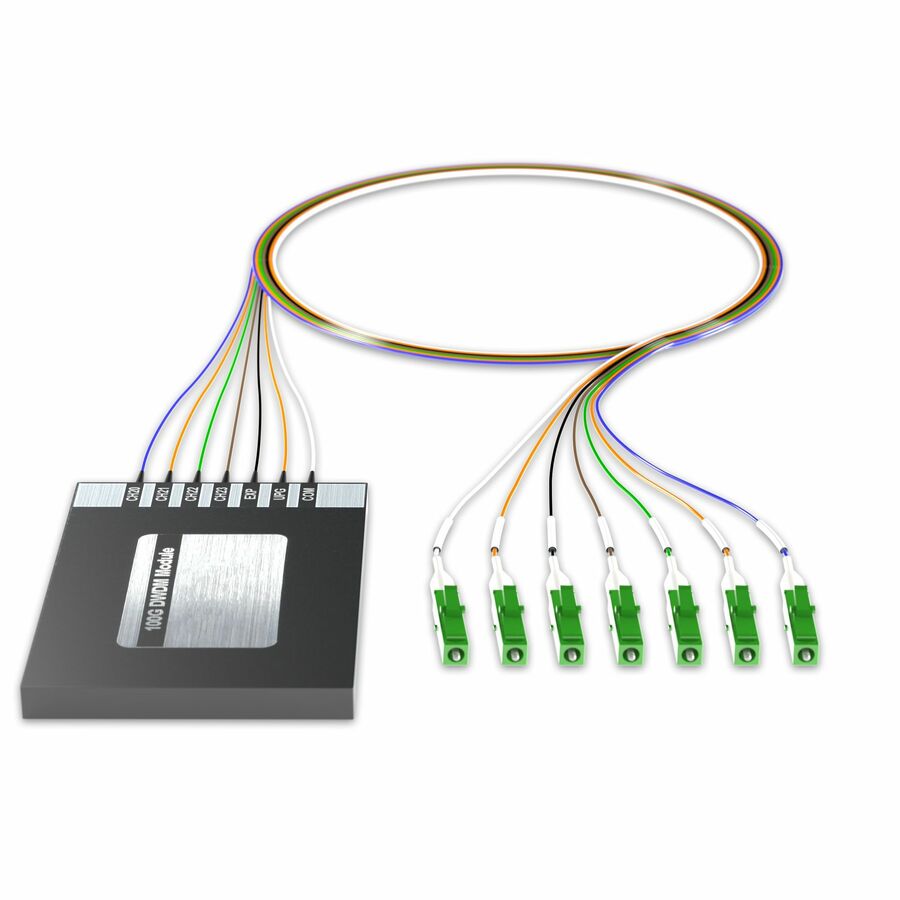 AddOn 4+2 Channel OSP DWDM Mux/Demux C20-C23 with Upgrade and Express Ports, LC/APC Connectors on 40in Single-Mode Pigtails