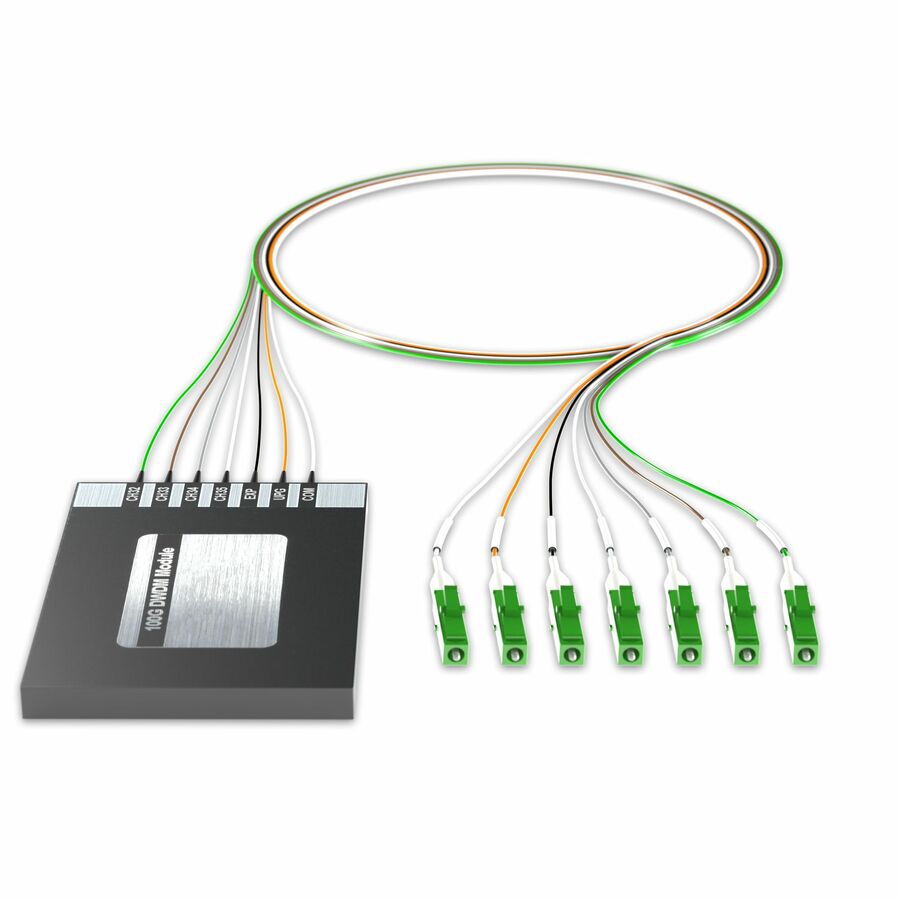 AddOn 4+2 Channel OSP DWDM Mux/Demux C32-C35 with Upgrade and Express Ports, LC/APC Connectors on 40in Single-Mode Pigtails