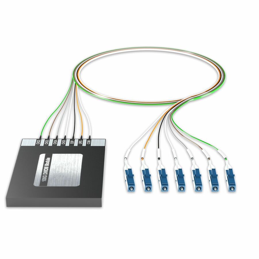 AddOn 4+2 Channel OSP DWDM Mux/Demux C32-C35 with Upgrade and Express Ports, LC/UPC Connectors on 40in Single-Mode Pigtails