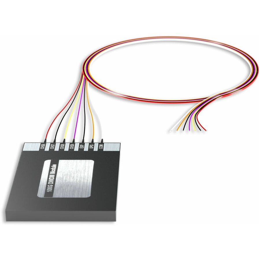 AddOn 4+2 Channel OSP DWDM Mux/Demux C36-C39 with Upgrade and Express Ports, 40in Single-Mode Pigtails, and no connectors