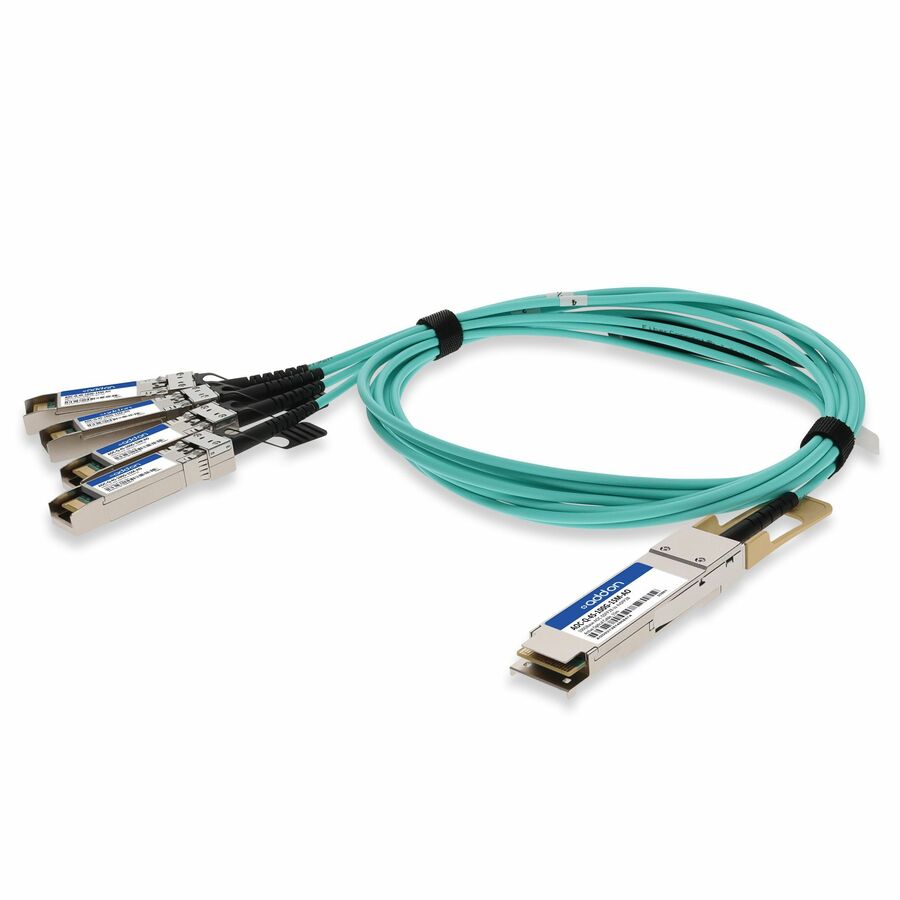 AddOn Arista Networks AOC-Q-4S-100G-15M Compatible TAA Compliant 100GBase-AOC QSFP28 to 4xSFP28 Direct Attach Cable (850nm, MMF, 15m)