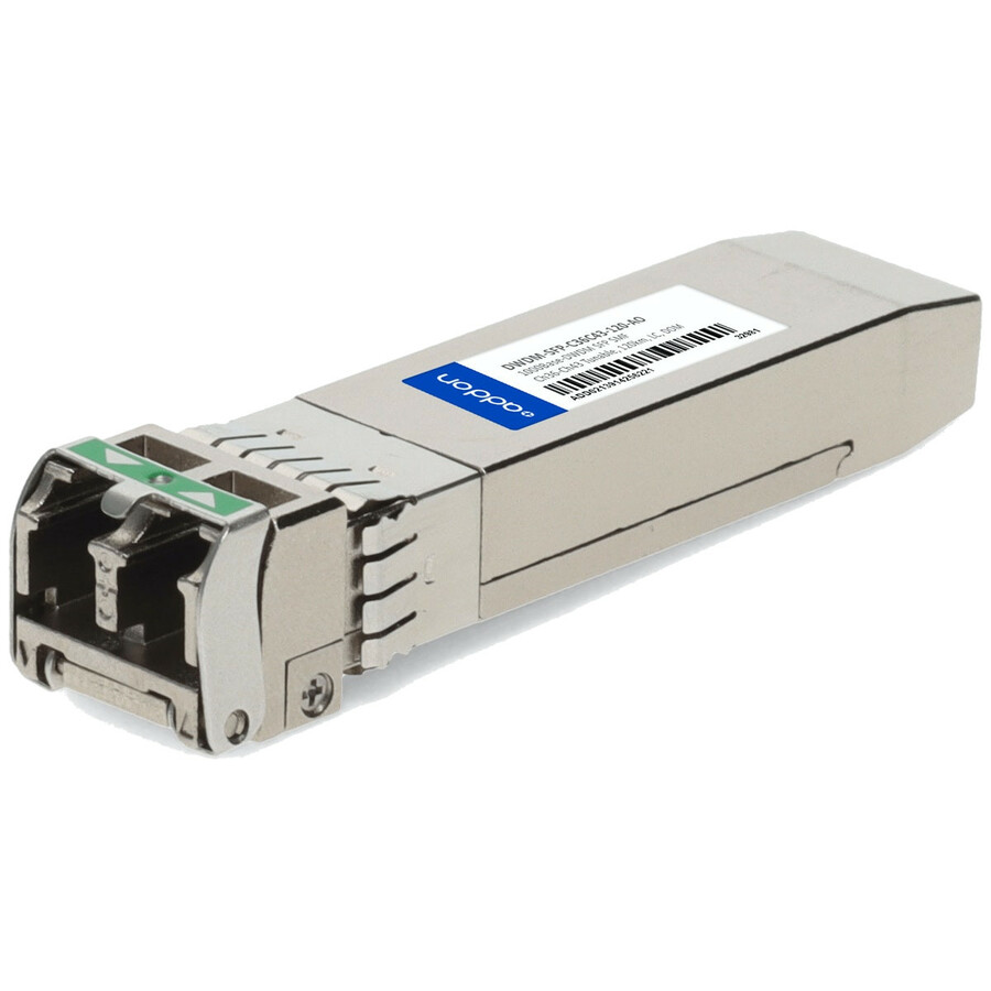 AddOn Cisco® Compatible TAA 1000Base-DWDM SFP Transceiver (SMF, Ch36-Ch43 Tunable, 120km, LC, DOM)