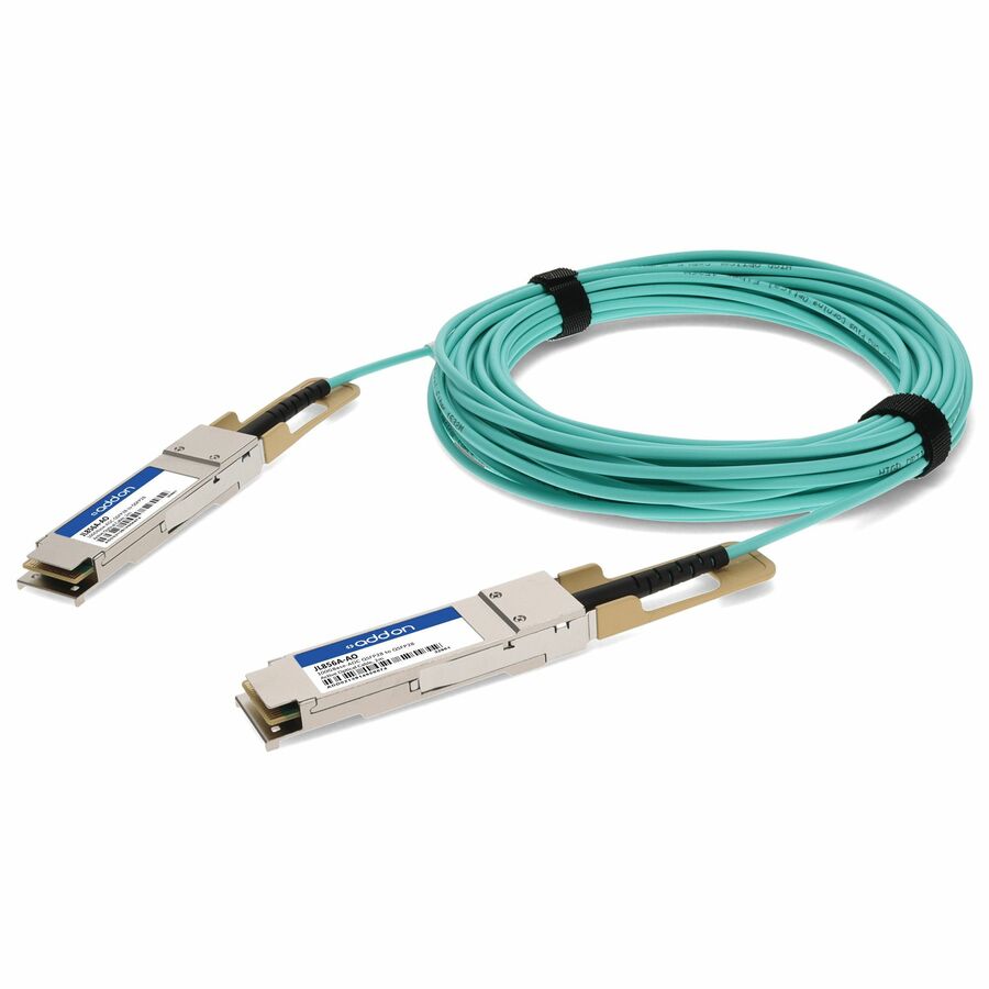 AddOn HP JL856A Compatible TAA Compliant 100GBase-AOC QSFP28 to QSFP28 Active Optical Cable (850nm, MMF, 2m)