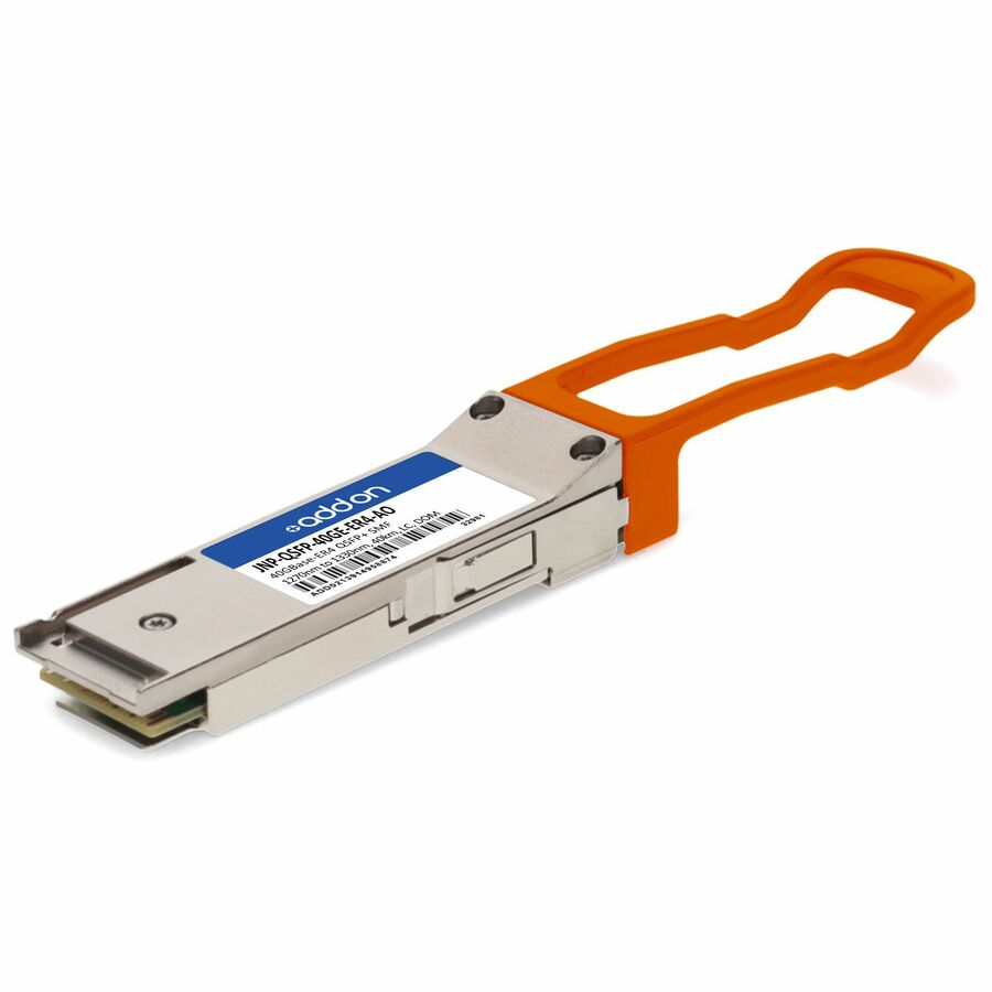 AddOn Juniper Networks® JNP-QSFP-40GE-ER4 Compatible TAA 40GBase-ER4 QSFP+ Transceiver (SMF, 1270nm to 1330nm, 40km, LC, DOM)