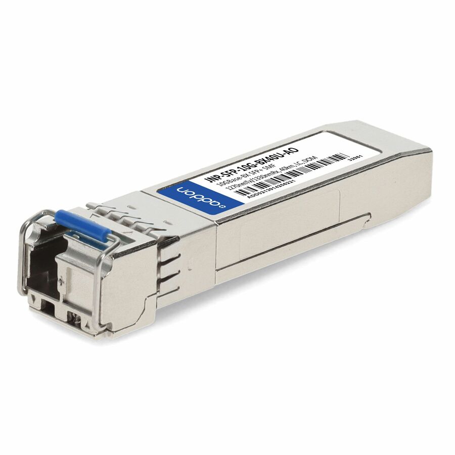 AddOn Juniper Networks JNP-SFP-10G-BX40U Compatible TAA Compliant 10GBase-BX SFP+ Transceiver (SMF, 1270nmTx/1330nmRx, 40km, LC, DOM)
