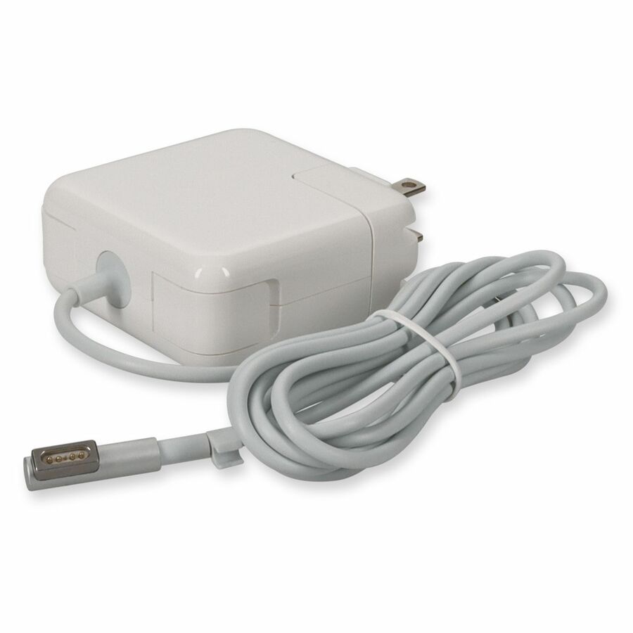 AddOn Apple Computer MB283LL Compatible 45W 14.5V at 3.1A Black MagSafe 1 Laptop Power Adapter and Cable
