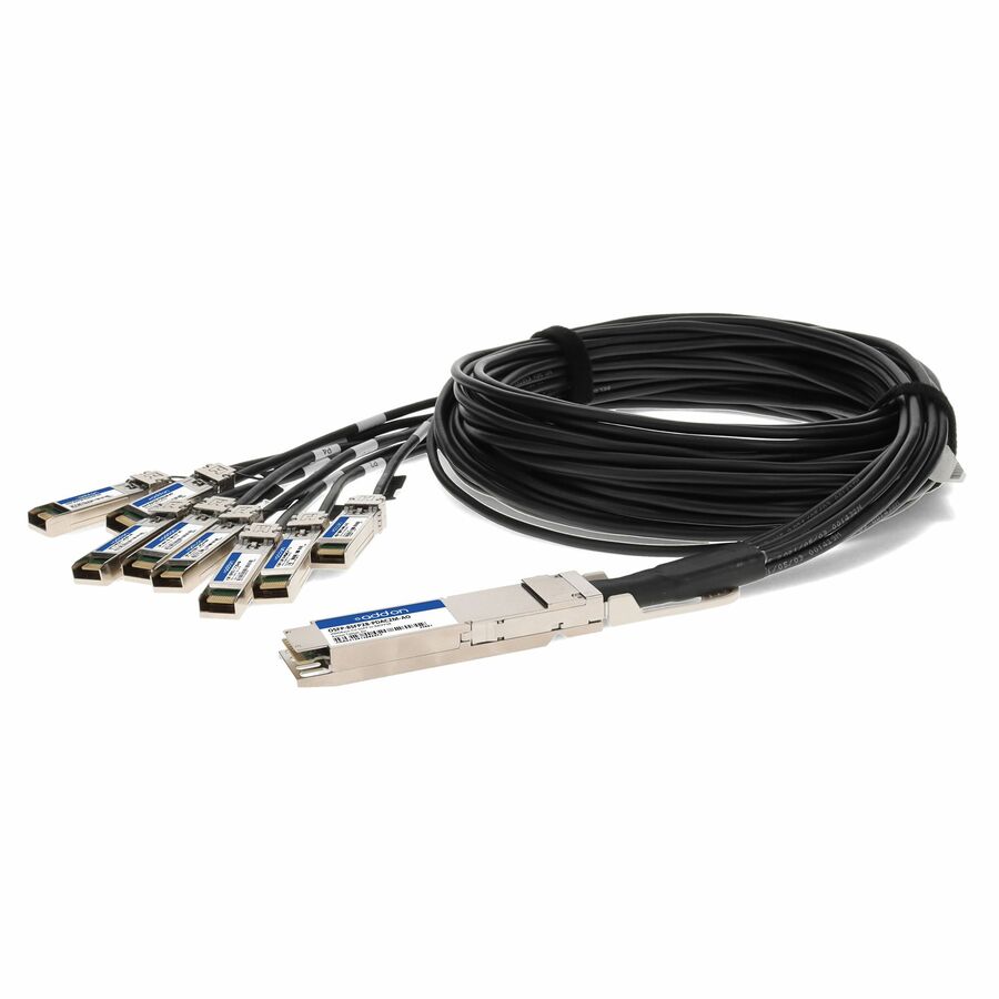 AddOn MSA and TAA Compliant 200GBase-CU OSFP to 8xSFP28 Direct Attach Cable (Passive Twinax, 2m)