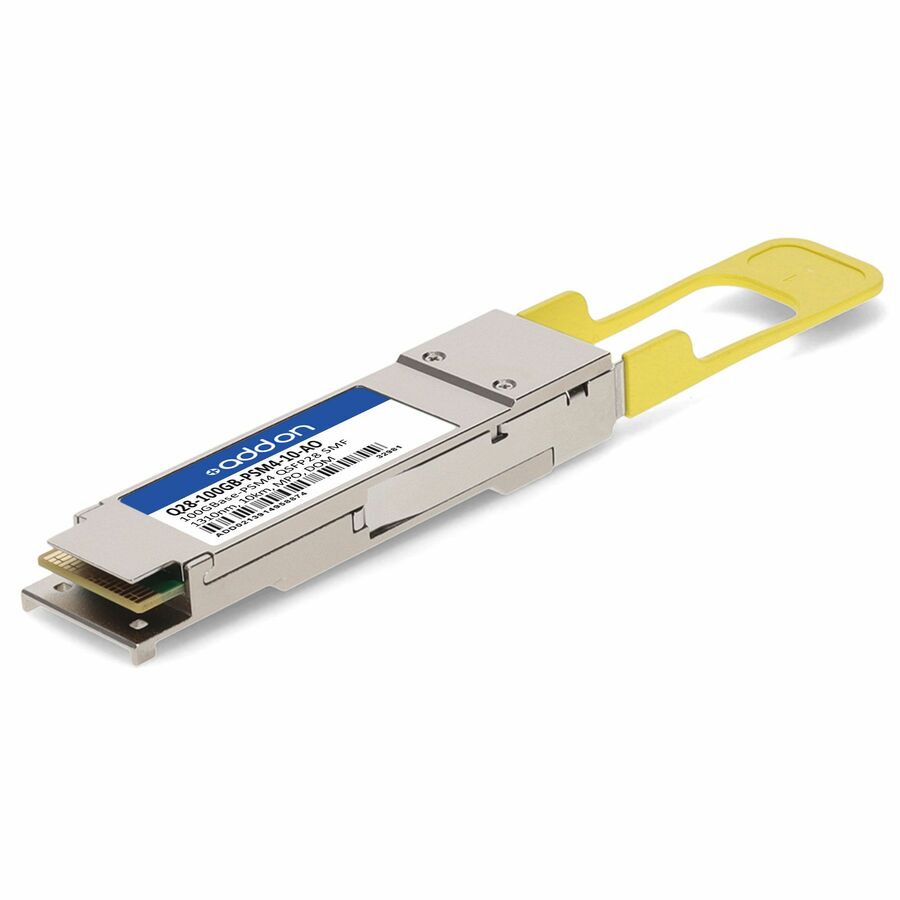 AddOn MSA and TAA Compliant 100GBase-PSM4 QSFP28 Transceiver (SMF, 1310nm, 10km, MPO, DOM)