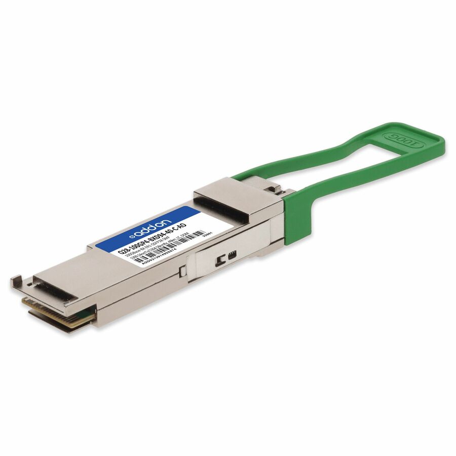AddOn Cisco® Compatible TAA 100GBase-BX ER1 PAM4 QSFP28 Transceiver Single Lambda (SMF, 1309.14nmTx/1304.58nmRx, 40km, LC, DOM)