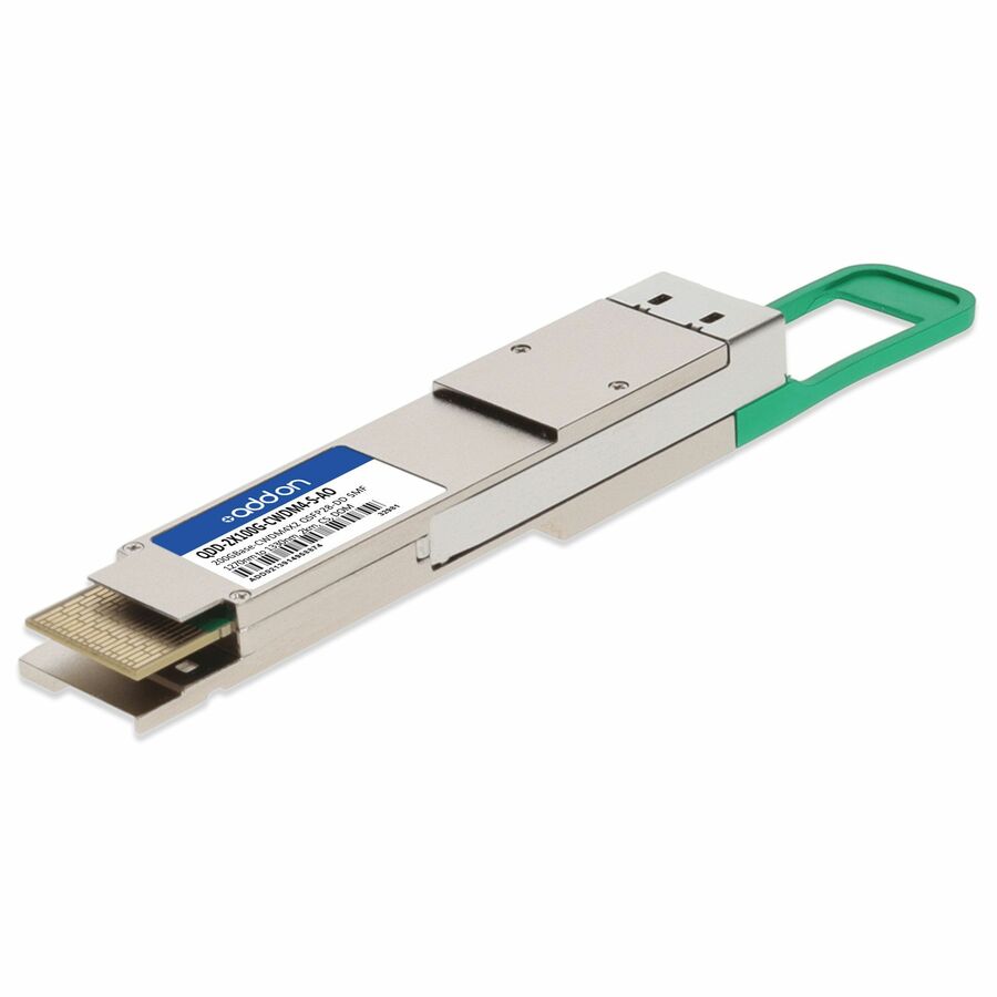 AddOn Cisco QDD-2X100G-CWDM4-S Compatible TAA 2x100GBase-CWDM4 QSFP28-DD Transceiver (SMF, 1270nm to 1330nm, 2km, CS, DOM)