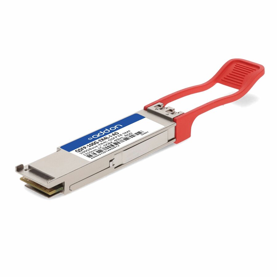 AddOn Arista Networks® QSFP-100G-ER4L-I Compatible TAA 100GBase-ER4L QSFP28 Transceiver (SMF, 1310nm, LC, DOM, 40km, -40 to 85C)