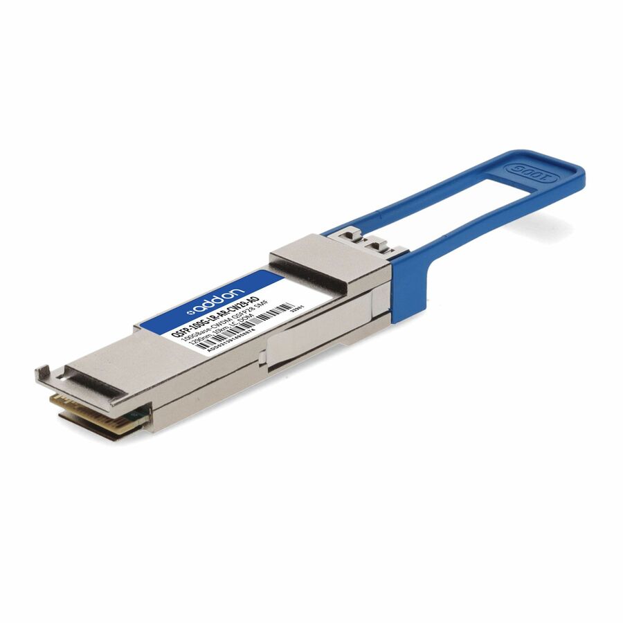 AddOn Arista Networks® QSFP-100G-LR-AR-CW29 Compatible TAA 100GBase-CWDM QSFP28 Transceiver Single Lambda (SMF, 1290nm, 10km w/FEC, LC, DOM)