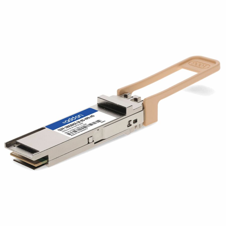 AddOn HP Compatible TAA 100GBase-BX SR1.2 QSFP28 Transceiver (MMF, 844nm to 918nm, 100m, LC, DOM)