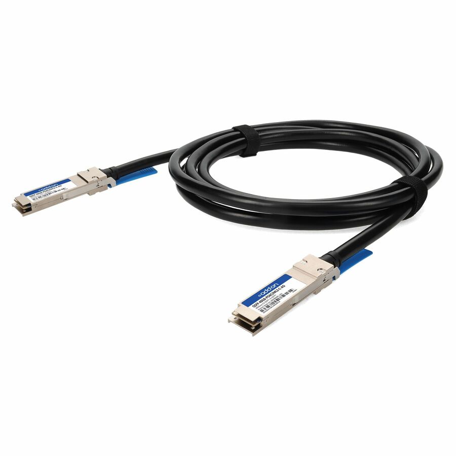 AddOn Cisco® Compatible TAA 40GBase-CU QSFP+ to QSFP+ Direct Attach Cable (Passive Twinax, 2m, Infiniband FDR10, 30AWG, LSZH)